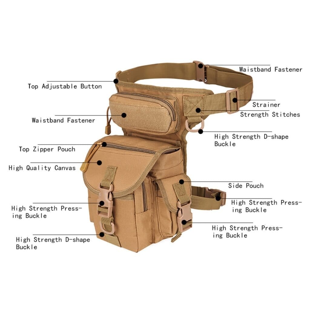 Military Tactical Leg Bag